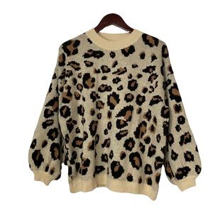 In Loom Wild About You Leopard Sweater
